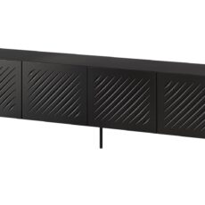 Szafka RTV SIENA 200x40x60 czarny mat
