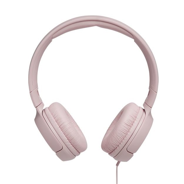 Słuchawki JBL Tune 500 (rożowe, nauszne, z wbudowanym mikrofonem) - obrazek 2