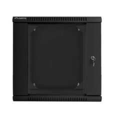 Szafa instalacyjna rack wisząca dwusekcyjna 19" 12U 600x600 czarna Lanberg (flat pack)