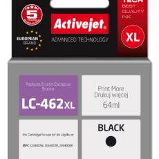 Activejet AB-462BNX Tusz (zamiennik Brother LC-462XLBK; Supreme; 64 ml; czarny).