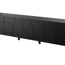 Szafka RTV ETNA 200x42x52 czarny mat