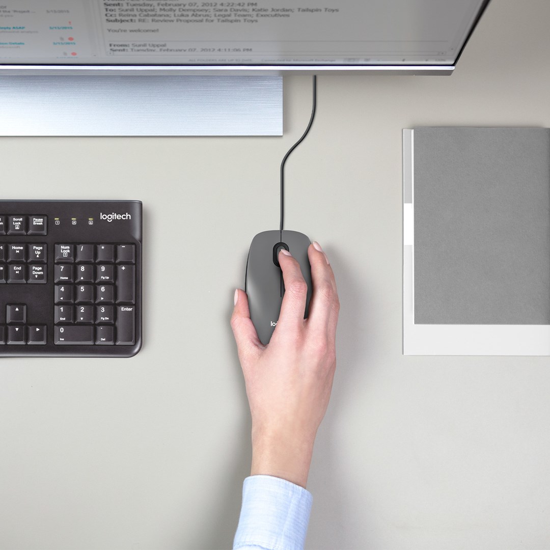 Mysz Logitech M100 Black - obrazek 2