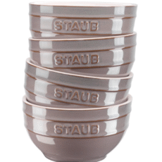 Zestaw 4 misek okrągłych STAUB 40508-148-0 - antyczny szary 14 cm