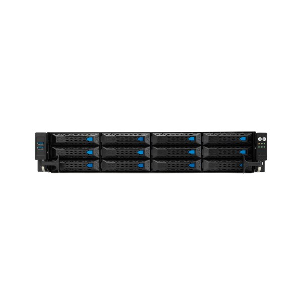 ASUS Rack 2U RS520A-E11-RS12U/800W/12NVMeAMD MILAN 1x LGA4094 (SP3) 280W 16xDDR4 3200/2933 12x3.5"/2.5" SATA/SAS/12xNVMe Intel i350 1Gb x2 1+1 800W 80 PLUS Platinum