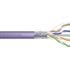 Digitus Kabel instalacyjny kat.6, F/UTP, Dca, AWG 23/1, LSOH, 500m, fioletowy, szpula
