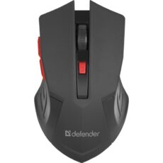 DEFENDER MYSZ BEZPRZEWODOWA ACCURA MM-275 RF CZARNO-CZERWONA OPTICAL 1600DPI 6P 52276