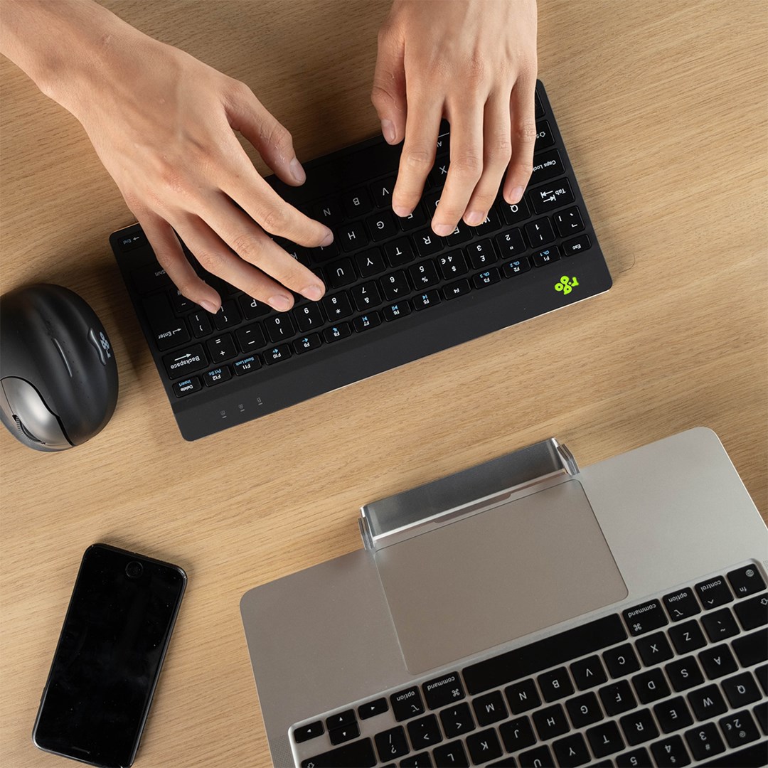 Klawiatura R-Go Compact Break - tastatur - multie - obrazek 2