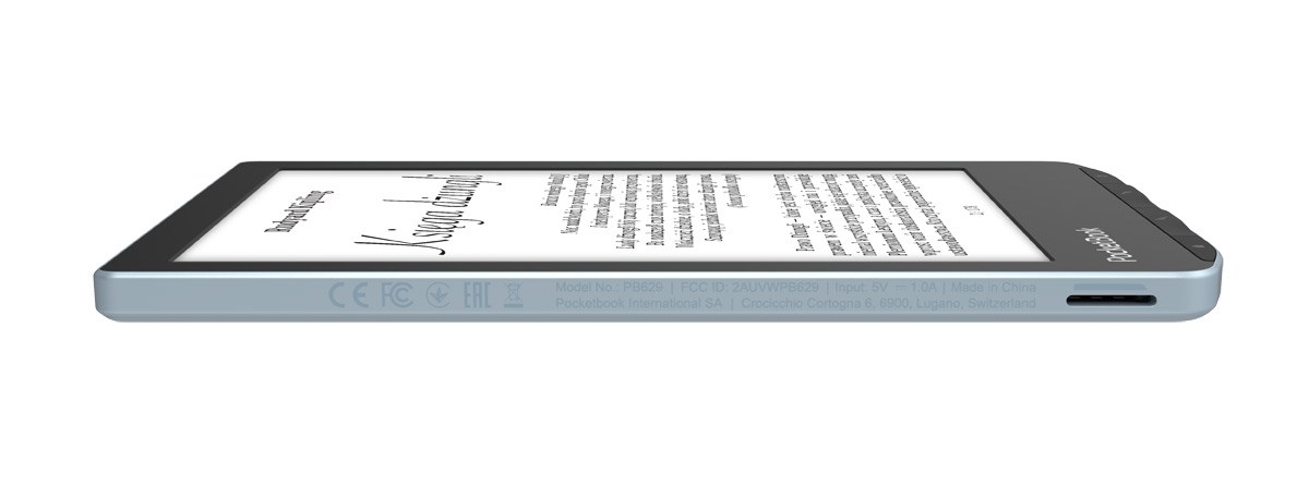 Ebook PocketBook Verse 629 6" 8GB Wi-Fi Bright Blue - obrazek 2