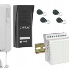 DOMOFON CYFRAL COSMO 1-LOKATORSKI CZARNY