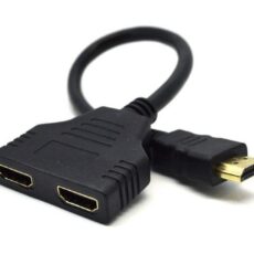 Adapter GEMBIRD DSP-2PH4-04 (HDMI M - 2x HDMI F; 0,20m; kolor czarny)