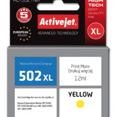 Activejet AE-502YNX Tusz (zamiennik Epson 502XL W44010; Supreme; 12 ml; żółty)
