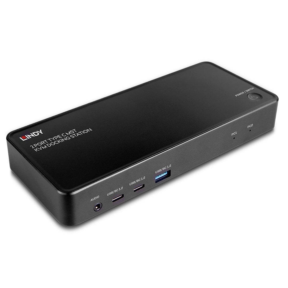 Lindy 43202 przełącznik KVM Czarny