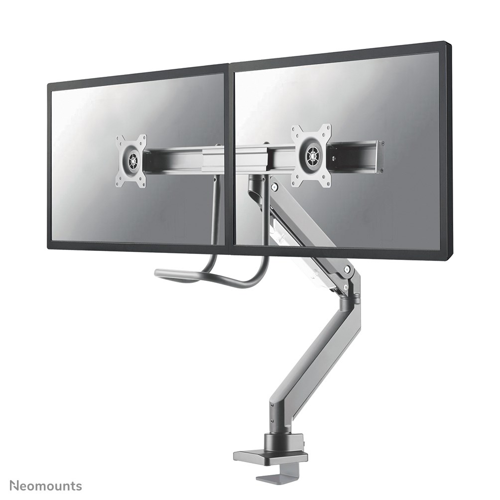 Uchwyt Neomounts Select TIS 10"-32" 2TFT 1 Gelenk sidabrinis Max.16KG