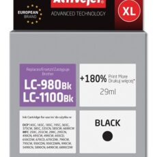 Activejet AB-1100BNX Tusz (zamiennik Brother LC1100BK/980BK; Supreme; 29 ml; czarny)