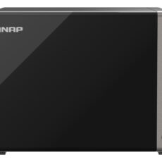 Qnap TS-AI642-8G, Tower, 6 x 2.5"/3.5" SATA, 8-core ARM Cortex 64-bit, onboard 8GB (not expandable), 1 x 2.5GbE + 2 x GbE, External adapter (PSU)