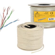 Kabel UTP GEMBIRD UPC-5004E-SOL/100 (UTP; 100m; kat. 5e; kolor szary)