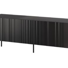 Szafka RTV ISLA 150,5x40x60 czarny mat