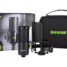 Shure SM4-K-KIT - Mikrofon pojemnościowy, zewnętrznie polaryzowany, uchwyt, popfiltr, etui