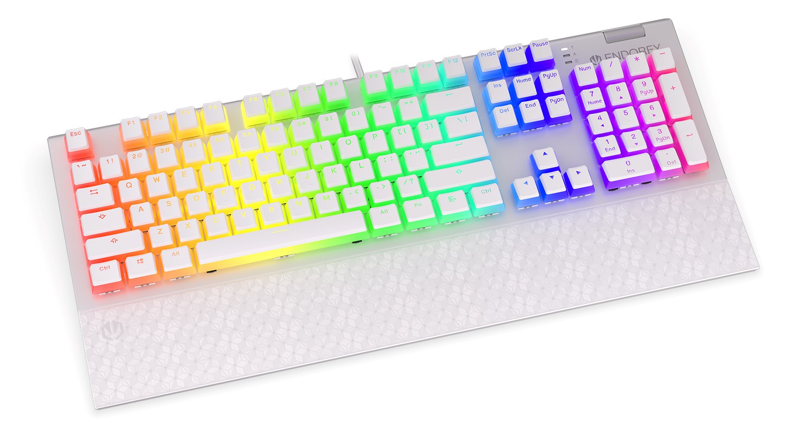 Klawiatura gamingowa ENDORFY Omnis Pudding Onyx White Blue RGB