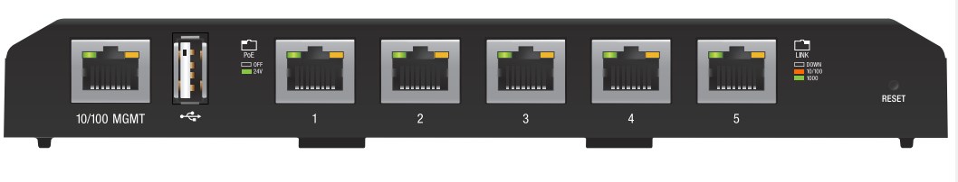 Switch Ubiquiti EdgeSwitch 5XP 5p PoE ( Passive: 5;) 55W Managed Gigabit
