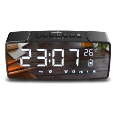 GREENBLUE RADIOBUDZIK BLUETOOTH 4.2, FM, AUX-IN, 6W, TEMPERATURA, ALARM, ZEGAR, AKUMULATOR 2200MAH GB200