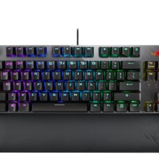 ASUS ROG Strix Scope NX TKL Deluxe klawiatura Gaming USB Niemiecki Czarny, Szary