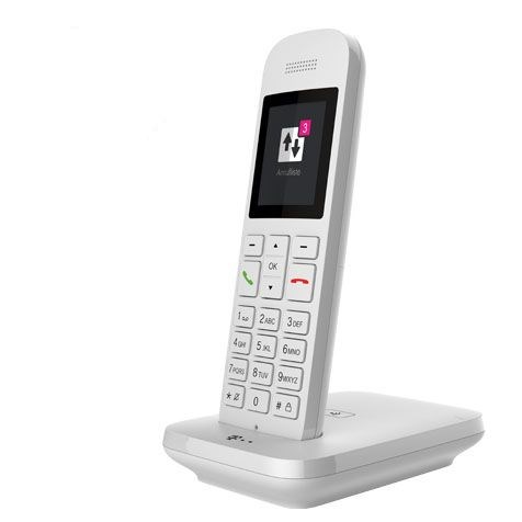 Telefon bezprzewodowy Mannheim Sinus 12 - biały