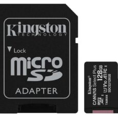 Karta pamięci z adapterem Kingston Canvas Select Plus SDCS2/128GB (128GB; Class 10, Class U1, V10; + adapter)