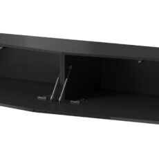 Szafka RTV VIGO SLANT 180cm (2x90) czarny/czar.poł