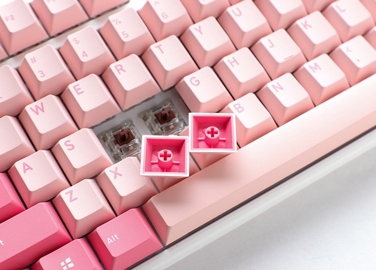 Ducky One 3 TKL klawiatura Gaming USB QWERTY Angielski Różowy - obrazek 2