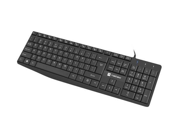 NATEC KLAWIATURA NAUTILUS US SLIM CZARNA NKL-1950 - obrazek 2