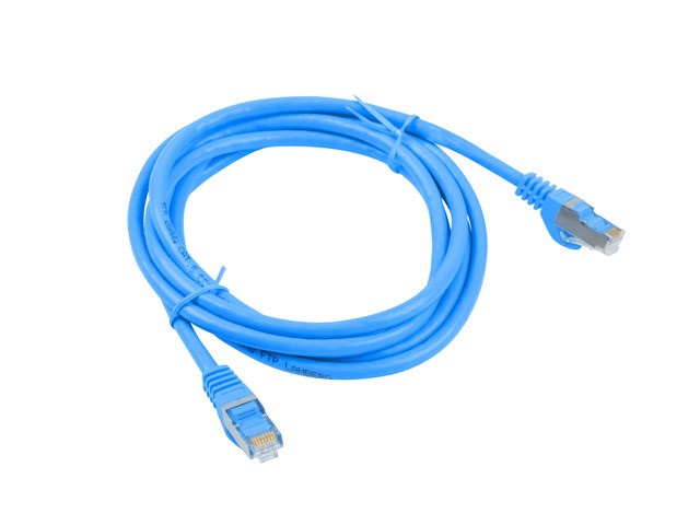 LANBERG PATCHCORD KAT.6 FTP 1M NIEBIESKI FP - obrazek 2