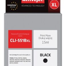 Activejet ACC-551BN Tusz (zamiennik Canon CLI-551BK; Supreme; 15 ml; czarny)