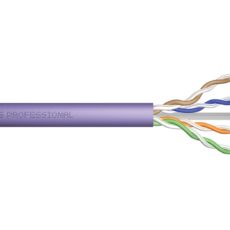 Digitus Kabel instalacyjny kat.6, U/UTP, Dca-s2,d2,a1, AWG 23/1, LSOH, 100m, fioletowy, karton