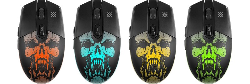 DEFENDER MYSZ GM-707L BETA OPTIC BEZPRZEWODOWA 1600DPI 6P 52707 - obrazek 2