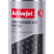 Activejet AOC-200 Sprężone powietrze (400 ml) Niezbędny w każdym biurze, i każdemu użytkownikowi komputera, uniwersalny środek czyszczący. Sprężone powietrze przeznaczone jest do czyszczenia elektroniki, komputerów, laptopów, smartfonów, drukarek