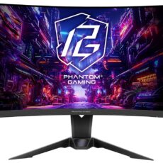 Asrock PG27QRT2A Phantom Gaming monitor komputerowy 68,6 cm (27") 2560x1440 px QHD Czarny