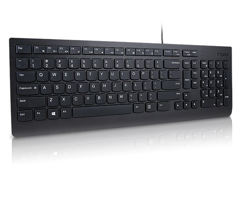 Lenovo Essential klawiatura Uniwersalna USB QWERTY US English Czarny 4Y41C68681 - obrazek 2