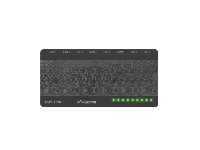 Switch Lanberg DSP1-1008 (8x 10/100/1000Mbps) - obrazek 2