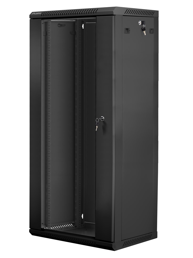 Lanberg WF01-6427-10B stojak 27U Szafa wisząca Czarny - obrazek 2