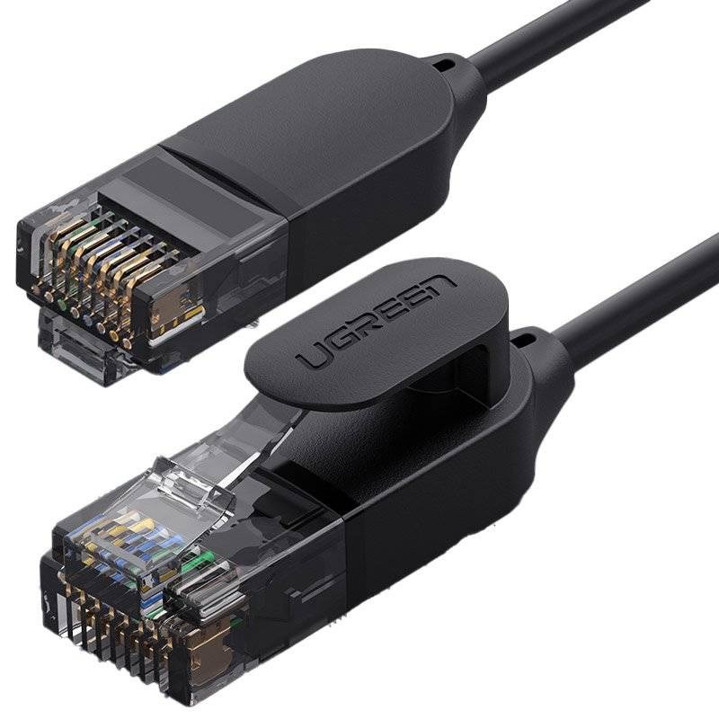 Ugreen kabel sieciowy Ethernet patchcord RJ45 Cat 6A UTP do 10Gb/s 3m NW122 (czarny)