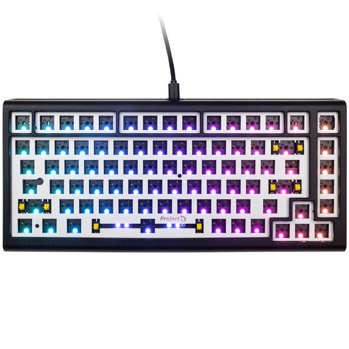 Ducky Tinker 75 klawiatura Gaming USB US English Czarny - obrazek 2