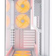Obudowa PC Montech HS02 PRO, Midi-Tower, ATX, Szkło hartowane, ARGB - biała