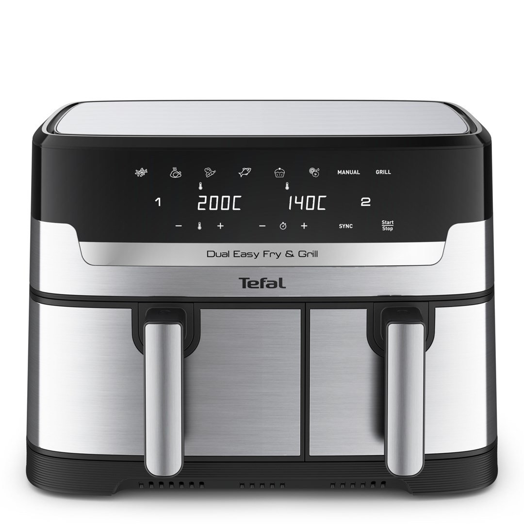 Frytkownica beztłuszczowa TEFAL DualEasy EY905D10