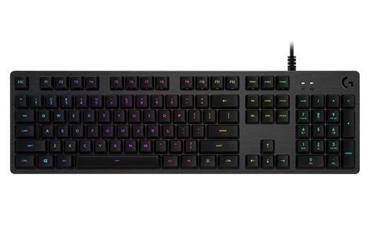 Logitech G 920-009352 klawiatura Gaming USB Angielski Carbon