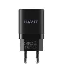 Ładowarka Havit USB-A+USB-C UC30 EU (czarny)