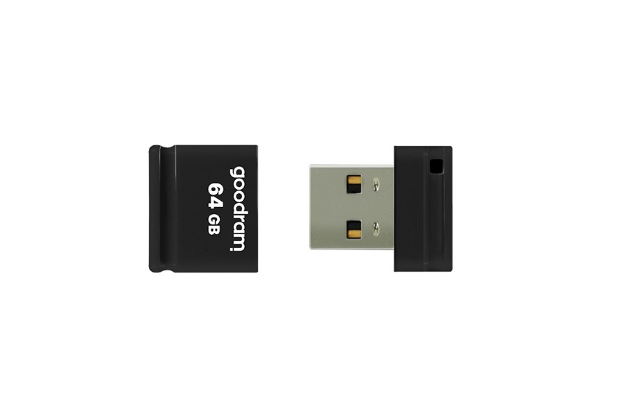 GOODRAM FLASHDRIVE PICCOLO 64GB UPI2 BLACK USB 2.0 - obrazek 2