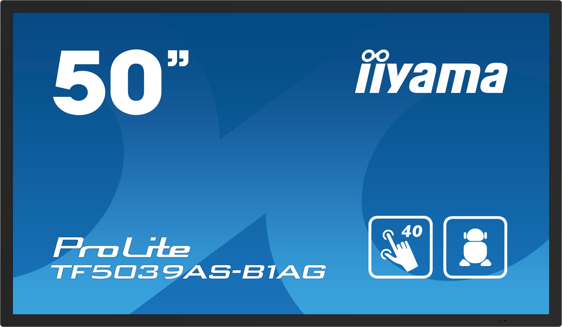 Monitor Iiyama Display Public 50 TF5039AS-B1AG - obrazek 2