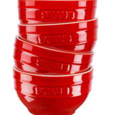 Zestaw 4 misek okrągłych STAUB 40508-146-0 - czerwony 14 cm
