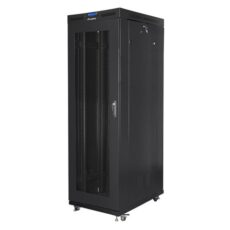LANBERG SZAFA STOJĄCA RACK 19" 42U 800X1200 DRZWI PERFOROWANE LCD CZARNA (FLAT PACK) FF01-8242-23BL